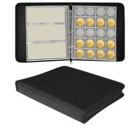 Fireproof Coin Binder for 360 & 36 Banknotes, Clear PVC for Easy Coin Viewing, Ideal for Collectors