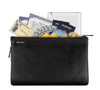 Fireproof Document Bag and Expandable Money Pouch - Silicone Coated Fiberglass Storage Envelope for A5 Files Cash and Jewelry - High Temperature Resistance up to 1832 Degrees