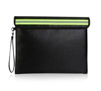 Fireproof Document Bag Money Safe Storage Pouch With Thermal Insulation Zipper And Reflective Strip Certificates Passport Objects Value Use The House At Bure