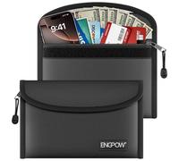 Fireproof Document Bag Waterproof and Fireproof Bag Liquid Silicone Coated Double Pockets File Storage Bag for Contract,Money,Bills,Checks,Certificates,ipad,Passport ect