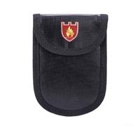 Fireproof Document Bag Waterproof Safe Holder for Certificates Coins - High Temp Resistant Fiberglass Box 14x10cm