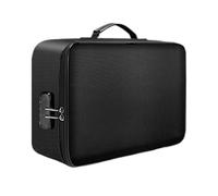 Fireproof Document Box | Expandable File Folder Organizer, Pocket for Laptop File Certificates, Increases Space to Store Documents as well as Safe, Important Document Storage, Home School Supplies