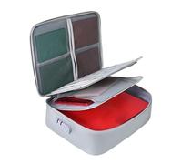 Fireproof Document Box: FirepRoof, Fire Safe Document Boxes, 1200℃ Insulated Waterproof Safe Storage Case For File For Certific