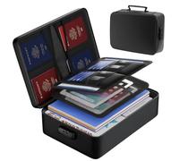 Fireproof Document Case by Manhattan International. Best for storing documents in a 3-Layer Fireproof Document Bag. Water Resistant with Lock for Important Documents, Certificates, Passports.