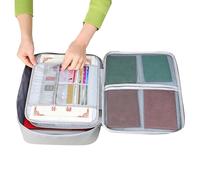 Fireproof Document File Box | 1200°C Thermal Insulated Secure Storage Box for Important Documents - For Archives, Passport, Certificates, Electronics, Bi