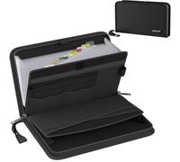 Fireproof Document Organizer,29x17x5CM Expanding File Folder with 13 Pockets Document Holder with Labels,Home Office Travel Dcument Organiser for Document/Bill/Receipt