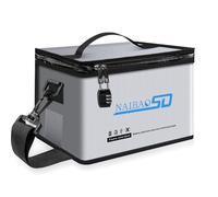 Fireproof Explosionproof Lipo Safe Bag for Lipo Battery Storage and Charging, Large Capacity Fire and Water Resistant Lipo Battery Guard with Double Metal Zipper (11 x 8 x 6 in)