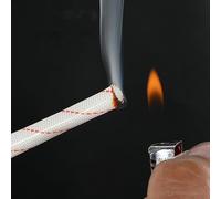 Fireproof Fiberglass Sleeve, High Temperature Resistant Up To 180°C, Insulated Pipe Protection Sleeve for Cables, PE Resin Coated Heat Hleld(66ft/20m,35mm)
