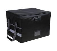 Fireproof File Folder Box with Fireproof Document Box with Handle Foldable Portable Filing for Home and Office Handle Design
