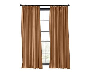 Fireproof Flame Retardant Thermal Insulated Curtain Drapery Panel Pinch Pleat, Hazel 120"W x 96"L for Home, Office, Hotel, School, Cinema and Hospital (1 Panel), ChadMade Exclusive