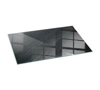 Fireproof Glass Hearth Protector for Fireplace Natural Stone Pattern 120x60 cm