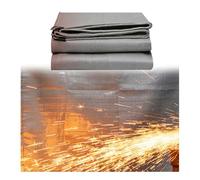 Fireproof Grill Mat, Double-Sided Waterproof Under Grill Pad for Deck, Patio, Lawn & Outdoor Kitchen, Portable Fire Resistant BBQ Protection (7.7x7.8m)