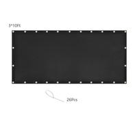 Fireproof Heat Shield for Grill,Protecting Deck Fence Glass Nylon Fireproof Heat Suitable for Outdoor and Storage with a Melting Point of 2000F (3 * 10Ft/91.5 * 305cm)