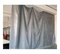 Fireproof Heavy-Duty Blackout Welding Curtains - Heat-Resistant Partition Panels with Brass Grommets for Industrial Workspaces (2.5x8.2x10ft) - Perfect for Welding & Construction Areas.