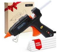 Fireproof Hot Glue Gun, 60/100W Hot Glue Gun with 15pcs Glue Gun Sticks, Fast Heating Big Glue Gun kit, Anti-Drip for Kids DIY School Craft Projects