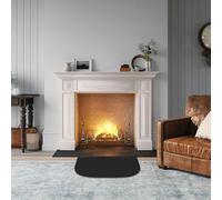 Fireproof Indoor Fireplace Mat 50x80cm Hearth Rugs for Fireplaces Fire Mat for Fireplaces Flame-Resistant Pad Fiberglass Rug for Indoor Fireplaces Hearth
