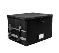 Fireproof Legal Document Box, Portable Document Bag with Lock, Waterproof Certificate Storage, Files Organizer with Handle, Lightweight Filing Cabinet, Document Box for Cash Passport