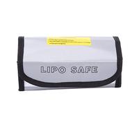 Fireproof Lithium Battery Bag, 2PCS RC Battery Bag Small Lithium Bags for Batteries, Fire Safe Bag for RC Drone Batteries, 7.3x2.9x2.4inch