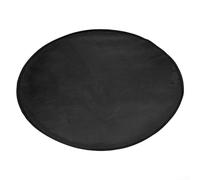 Fireproof Mats Round, 36 Inch Grill Fire Pits Mats with Silicone Coating Black Flame Resistant Fireplace Hearth Pad for BBQ and Outdoor Heating(3)
