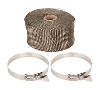Fireproof Pipe Wrap, Adjustable Heat Resistant Sleeve for Wood Burning Stove, Exhaust Pipe, Power Lines, High Temperature Protection Webbing