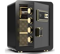 Fireproof Safe Bag with Light Sensor & Digital Keypad - Secure Lockbox for Cash Jewelry Important Documents - Ultimate Home Security Solution with Keys & Access Code
