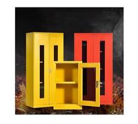 Fireproof Safe Cabinet for Fire Extinguishers with Adjustable Shelf and Lockable Design, Ideal for Commercial and Industrial Safety Storage