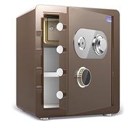 Fireproof Steel Safe 45cm Wall-Mounted with Mechanical Code Lock Office Security and Anti-Theft Supplies (Color: d Size: 38x33x45cm) - Black