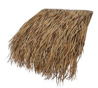 Fireproof Synthetic Thatch Roofing Material - 3 Pcs Artificial Grass Rolls for Tiki Huts, Outdoor Decor, Palm Thatch Solutions, Durable Thatching for Patios & Events