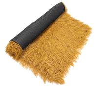Fireproof Synthetic Thatched Roof Panels for Bars Patios Pool Decor Hawaiian Parties Beach Decorations Garden Fencing - Waterproof 1x20m (3.2x65ft) Yellow