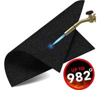Fireproof Underlay 30 x 30 cm - Heat Protection Mat Heat-Resistant up to 982 °C - Soldering Mat as Fireproof Mat for Safe Fire Protection - Fire Protection Mat as Ideal Fire Protection