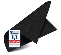 Fireproof Underlay 30x30cm Heat Resistant up to 982 °C Black Fire Protection Mat Heat Mat Bbq Mats for Floor Non-flammable Heat Protection Mat Fire Mat Carbon Felt Fireproof Plate Fire Protection