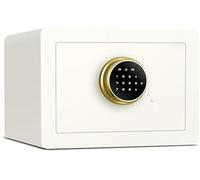 Fireproof Wall Safe with Touch Screen Keypad & Fingerprint Lock - Ultimate Security for Cash Jewelry Documents & Valuables - Emergency Key White Color Secure Storage Solution