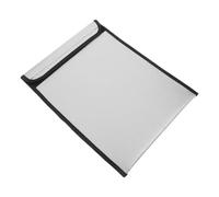 Fireproof Water Resistant Document Bag for Passports and Papers | Glass Fibre Build, Waterresistant Seams, Heat Insulated Zipper, Office Travel Storage, Silver Finish