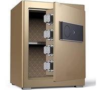 Fireproof Waterproof Electronic Password File Cabinet - Smart Multi-Layer Design with Fingerprint Security for Home & Office Cash Storage