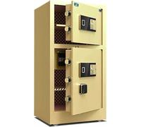 Fireproof Waterproof Safe Box with Digital Fingerprint Lock for Home and Hotel Use