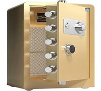 Fireproof Waterproof Safe Electronic Digital Security Bedside Cabinet Invisible Safety Box,Biometric Fingerprint Home Steel Safe,for Office Hotel Jewelry Cash Medi-1