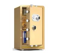 Fireproof Waterproof Safe Safe Box Security Safe Box Digital Cabinet Safe Large Home Safes are Fireproof and Anti-Theft, Mechanical Code Lock Safety Cabinet, Safe Cash Box, for Business Hote (Bla