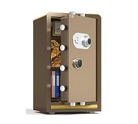 Fireproof Waterproof Safe Safe Box Security Safe Box Digital Cabinet Safe Large Home Safes are Fireproof and Anti-Theft, Mechanical Code Lock Safety Cabinet, Safe Cash Box, for Business Hote (Bla