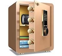 Fireproof Waterproof Safes and Boxes Electronic Deposit Box,All-Steel Office Home Anti-Theft Lock Box, Cash,A-A