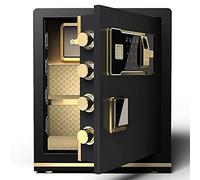 Fireproof Waterproof Security Safe for Home & Office - Fingerprint & Password Lock, Digital Keyboard, Floor Safe, Strongbox for Secure Storage