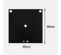 Fireproof Welding Blanket 30x30 cm, 3.5mm Thick Flame Retardant Heat Resistant Mat for Welding Protection, Glass Fiber with Snap Closure, Up to 1800°F (1000℃), Compatible with MIG TIG Stick