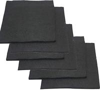 Fireproof Welding Blanket & Pad - 6PCS Soft Carbon Graphite Felt - High Pure Carbon Sheets(10 * 100 * 100mm)