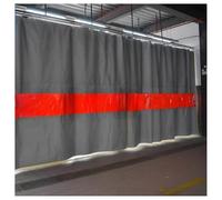 Fireproof Welding CurtainFlameRetardant Workshop Partition 2.5x1.7m (8.2x5.6ft) FireResistant Isolation Door for Welding and Industrial Use