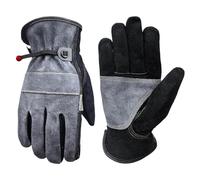 Fireproof Welding Gloves, Heat Resistant Leather Safety, Thorn Proof Protective Design Feature for Heavy Work, Safety Kit, Work Gloves with Reliable Build, Outdoor Use for Chainsaw Oven Gardening