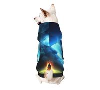 Fires and People Under Dark Clouds Dog Hoodie - Soft & Breathable Pet Clothes for Small to Large Dogs, Stylish and Comfortable Dog Clothes