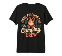 Fires Friends Fun Camping Crew Premium T-Shirt