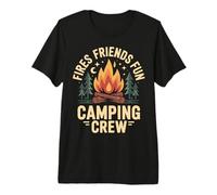 Fires Friends Fun Camping Crew Premium T-Shirt