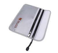 Fires Resistant Bag Water Resistant File Folder with Double Zippers Document Bag Document Folder for Safe Storage Fireproof Water File with Double Zippers