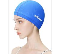 Firesara Fishtail Fabric Swimming Cap Women Men, Breathable High Elasticity Swim Cap Hair Protection Quick Dry Soft for Long Hair Short Hair, Kids Boys and Girls
