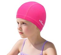 Firesara Fishtail Kids Swim Cap, Breathable High Elasticity Swimming Hats for Boys and Girls Quick Dry Soft for Toddler Aged 6-14 Bathing Cap for Children Swim Hat for Long Hair and Short Hair